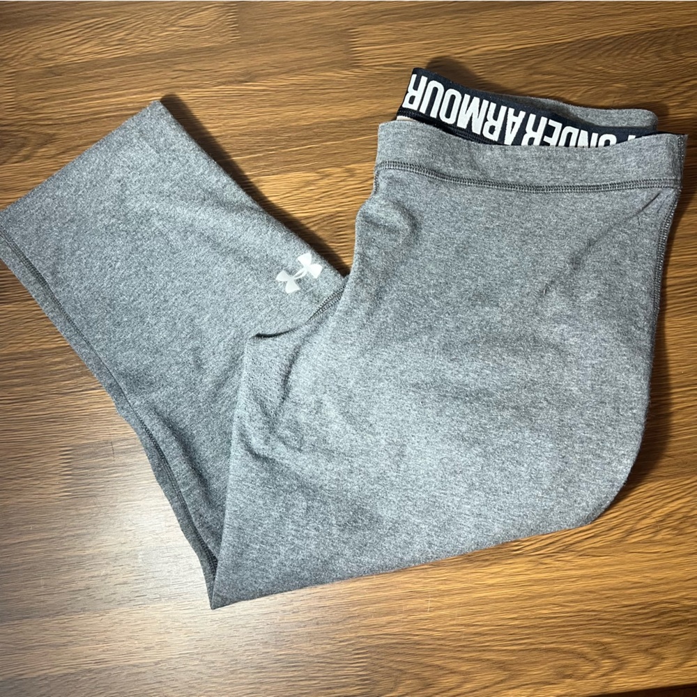 under armour grey leggings XL